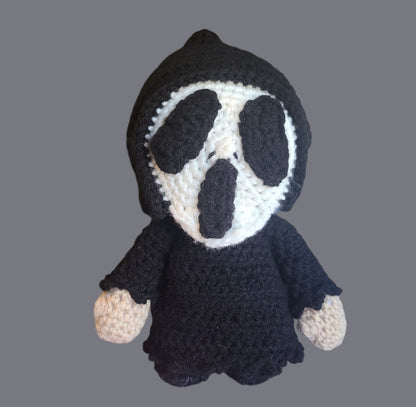 Hand-Crocheted Billy Loomis Plushie – Scream Inspired (11")
