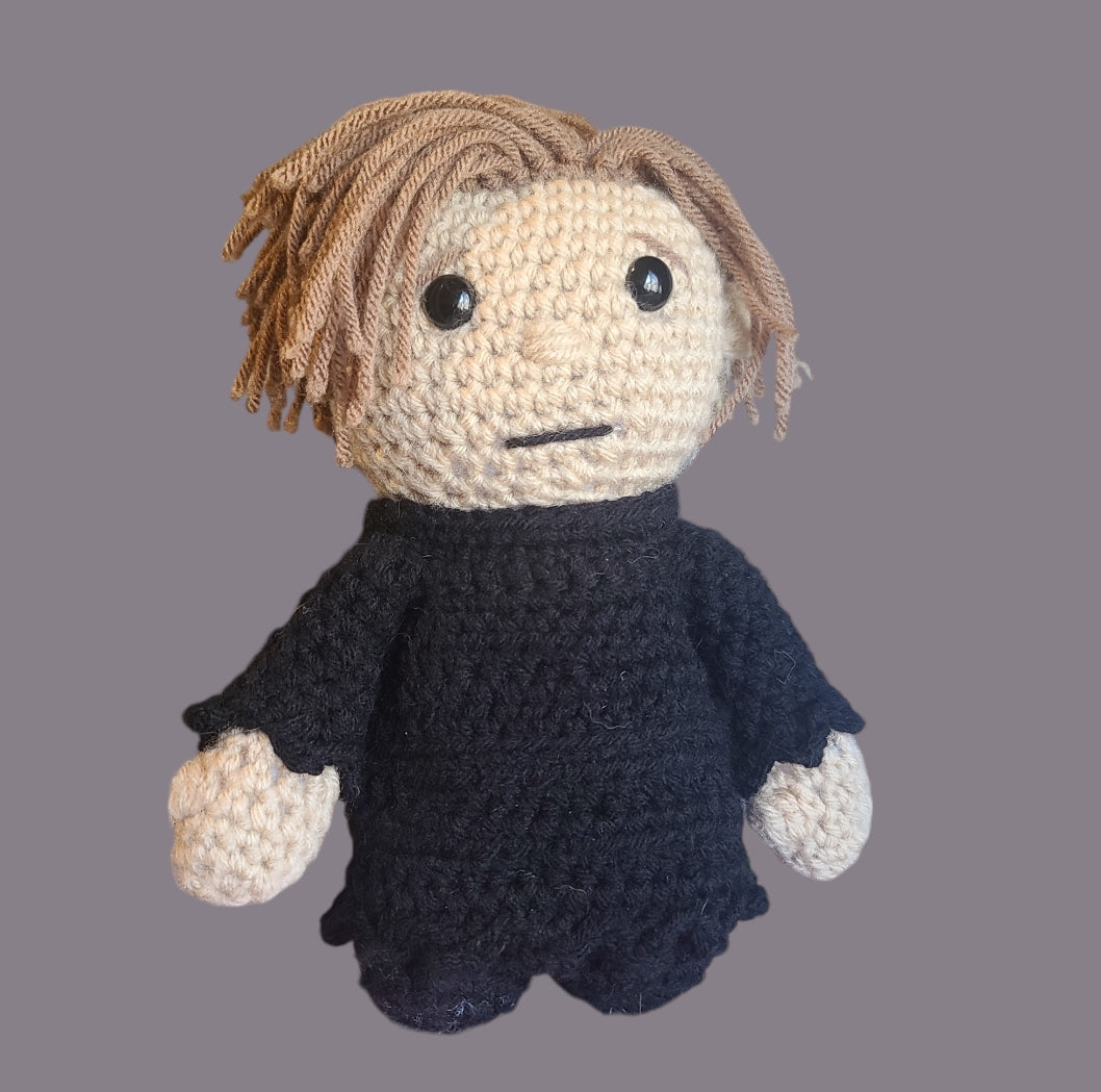 Hand-Crocheted Billy Loomis Plushie – Scream Inspired (11")